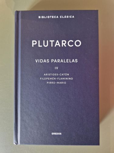 Portada del libro de Vidas paralelas IV