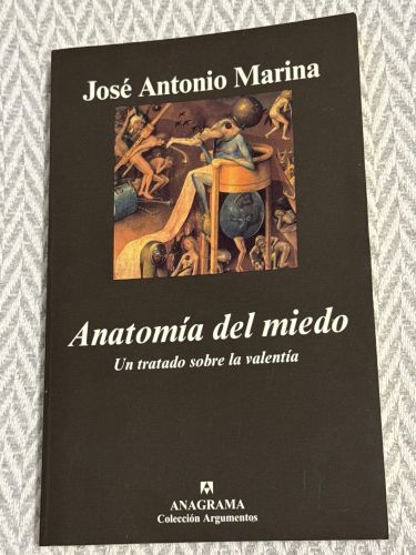 Portada del libro de Anatomía del miedo
