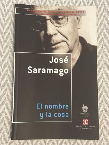 Portada del libro de El nombre y la cosa