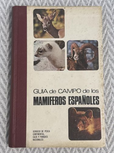 Portada del libro de Guía de campo de los mamíferos españoles