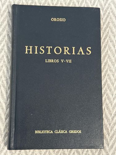 Historia. Libros V-VII. Biblioteca clásica Gredos 54