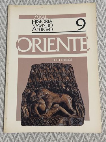 Portada del libro de Historia del mundo antiguo 9. Oriente: Los fenicios
