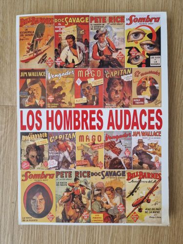 Portada del libro de Los hombres audaces (Recopilatorio de portadas). 