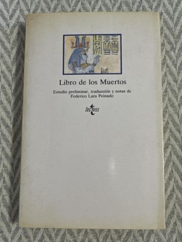 Portada del libro de Libro de los muertos