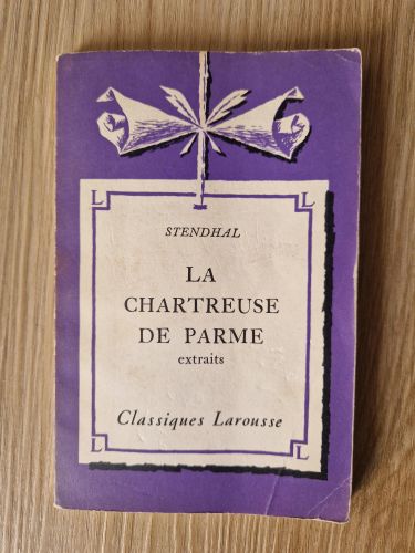 Portada del libro de La Chartreuse de Parme. (Extraits). Notice biographique, notice historique et littéraire, notes explicatives,...