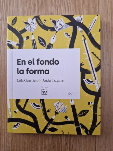 Portada del libro de En el fondo la forma