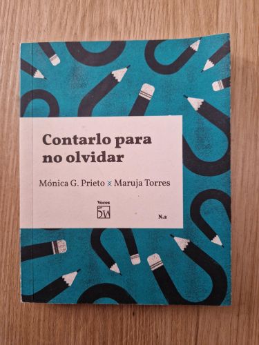 Portada del libro de Contarlo para no olvidar