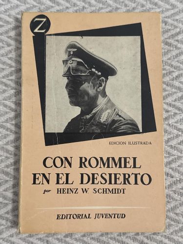 Portada del libro de Con Rommel en el desierto