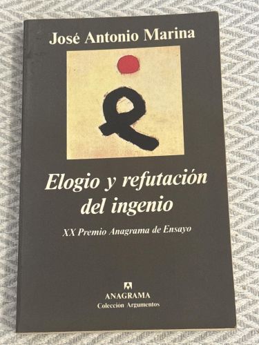 Portada del libro de Elogio y refutación del ingenio