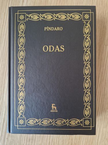 Portada del libro de Odas y fragmentos