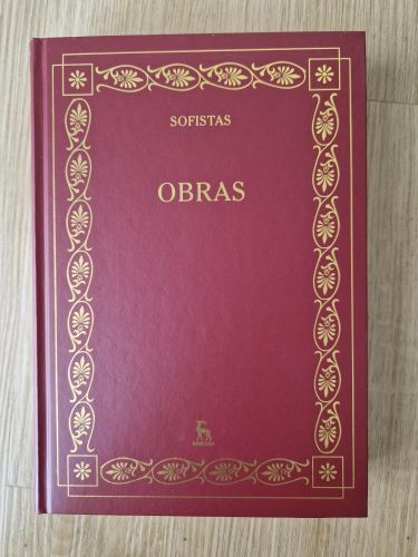 Portada del libro de Obras (Gredos)