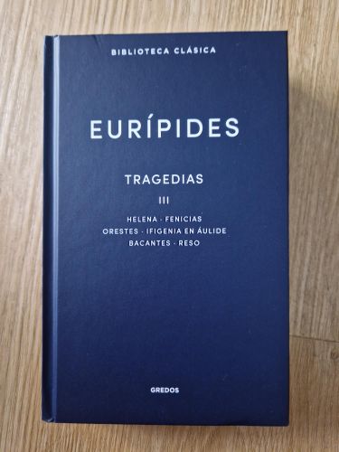 Portada del libro de Tragedias III