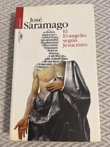 Portada del libro de El evangelio según Jesucristo