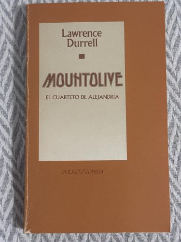 Portada del libro de Mountolive. El cuarteto de Alejandría