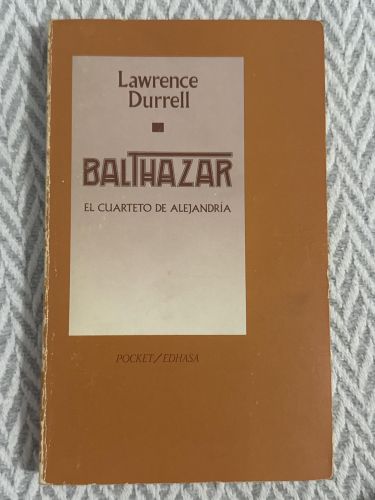Portada del libro de Balthazar. El cuarteto de Alejandría