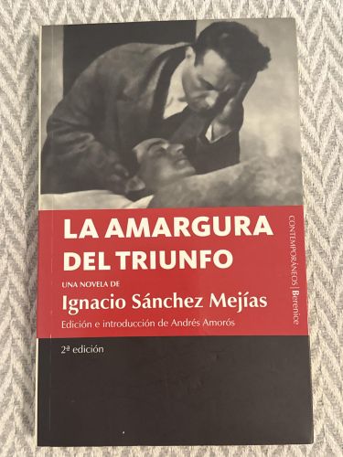 Portada del libro de La amargura del triunfo