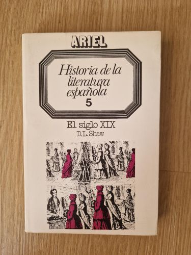 Portada del libro de Historia de la literatura española 5. El siglo XIX