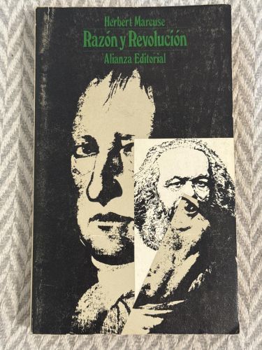 Portada del libro de Razón y revolución. Hegel y el surgimiento de la teoría social