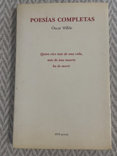 Portada del libro de Poesías completas