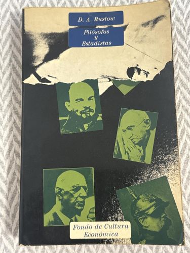Portada del libro de Filósofos y estadistas. Estudios sobre el liderismo
