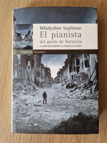 Portada del libro de El pianista del gueto de Varsòvia