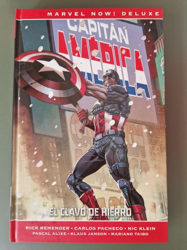 Portada del libro de Capitán América 2. El clavo de hierro. Marvel Now! Deluxe
