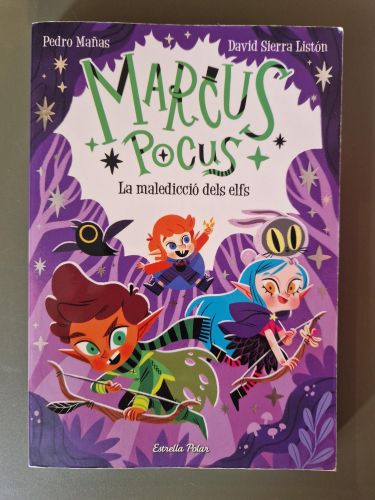 Portada del libro de Marcus Pocus 3. La maledicció dels elfs