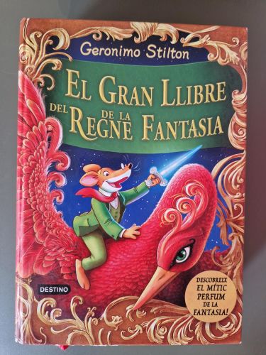 Portada del libro de El gran llibre del Regne de la fantasia (Geronimo Stilton)