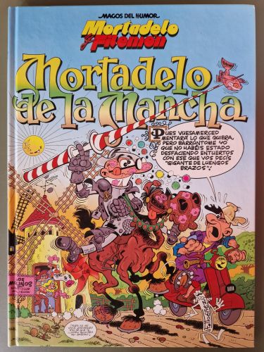 Portada del libro de Mortadelo y Filemón. Mortadelo de la Mancha (Magos del Humor 103)