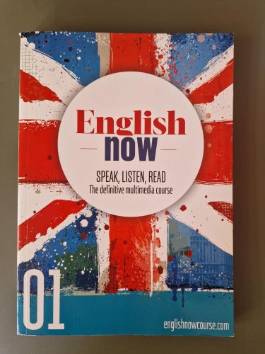 Portada del libro de English Now 01. Speack, listen, read. The definitive multimedia course