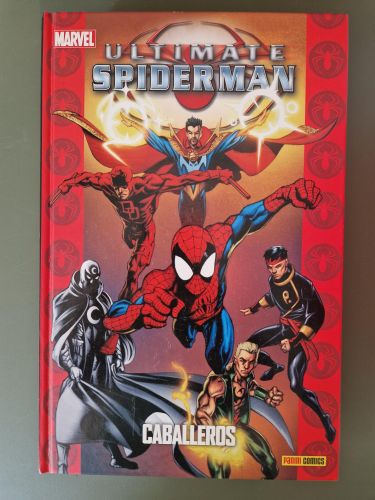 Portada del libro de Ultimate Spiderman 20: Caballeros