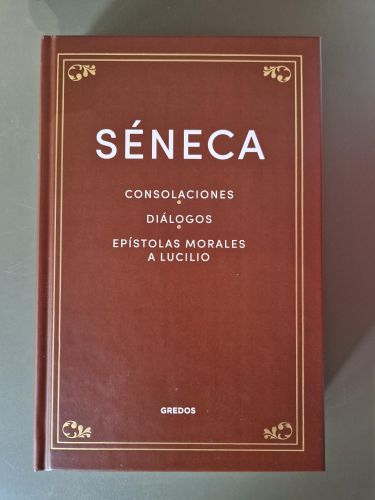 Portada del libro de Consolaciones. Diálogos. Epístolas morales a Lucilio