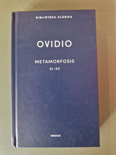 Portada del libro de Metamorfosis XI-XV