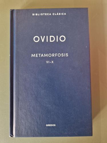 Portada del libro de Metamorfosis VI-X