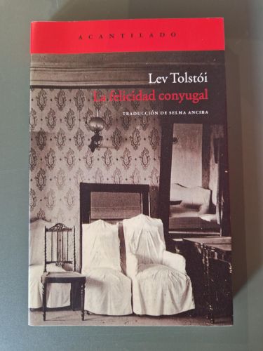 Portada del libro de La felicidad conyugal