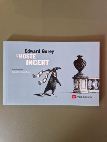 Portada del libro de L'hoste incert (Bilingüe Català/anglès)