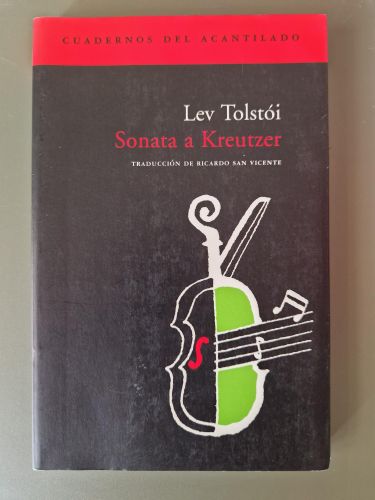 Portada del libro de Sonata a Kreutzer