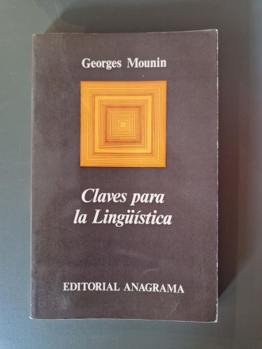 Portada del libro de Claves para la lingüística