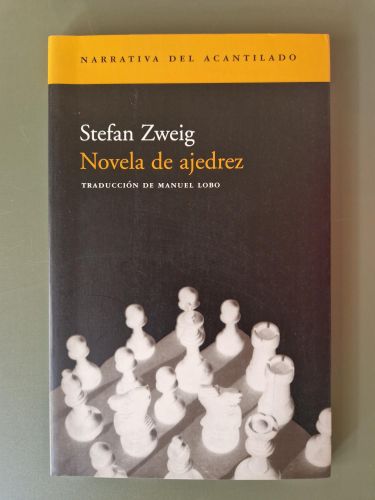 Portada del libro de Novela de ajedrez