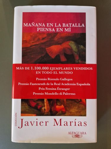 Portada del libro de Mañana en la batalla piensa en mí