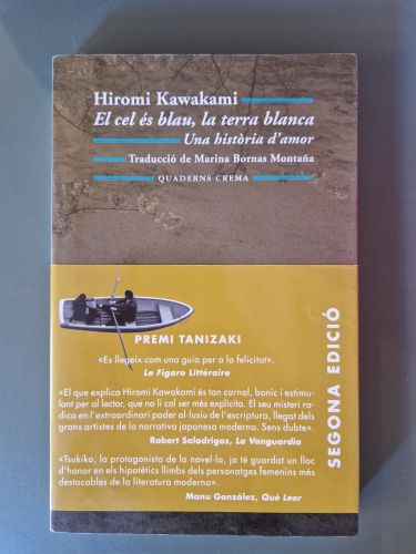 Portada del libro de El cel és blau, la terra blanca