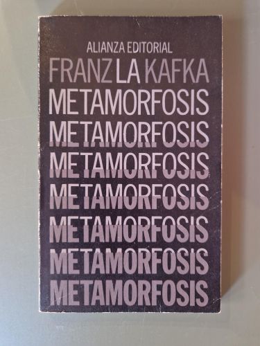 Portada del libro de La metamorfosis