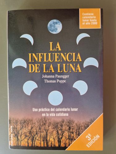 Portada del libro de La influencia de la luna