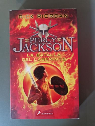 Portada del libro de La batalla del laberinto (Percy Jackson y los dioses del Olimpo 4)
