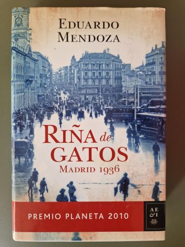 Portada del libro de Riña de gatos. Madrid 1936