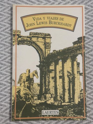 Portada del libro de Vida y viajes de John Lewis Burckhardt