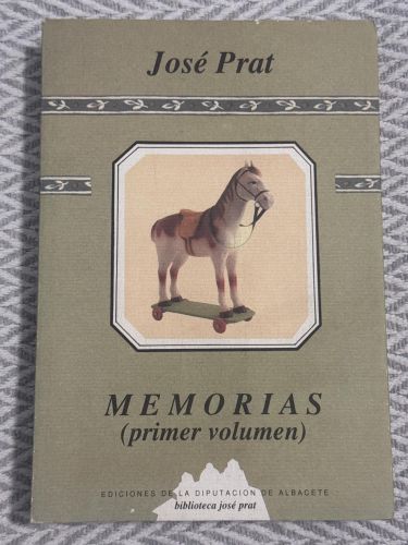 Portada del libro de Memorias (primer volumen)