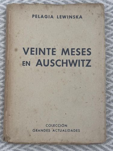 Portada del libro de Veinte meses en Auschwitz