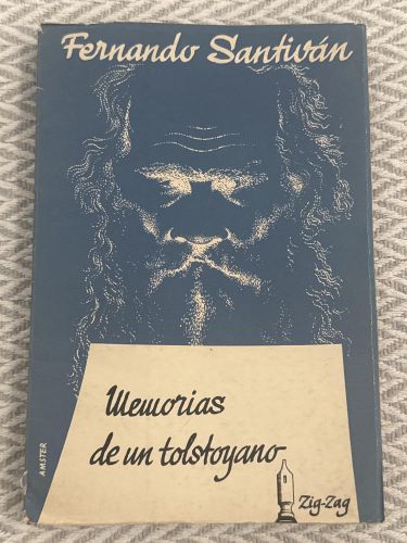 Portada del libro de Memorias de un tolstoyano