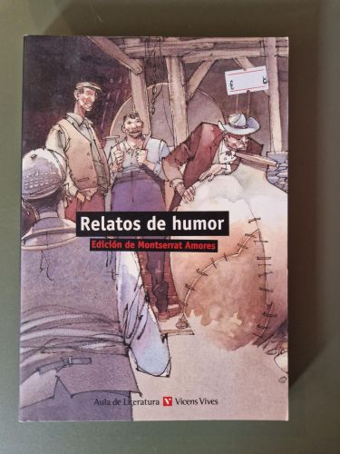 Portada del libro de Relatos de humor